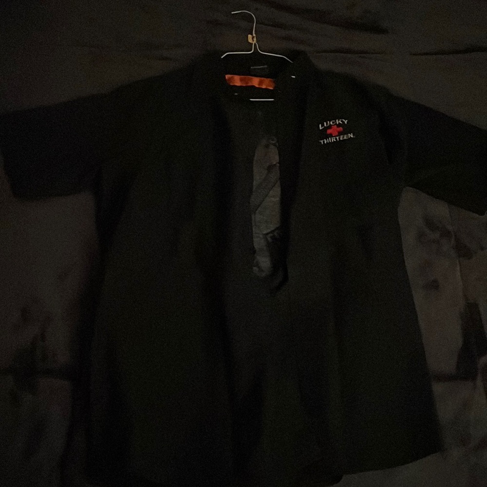 Lucky Thirteen large black men’s shirt